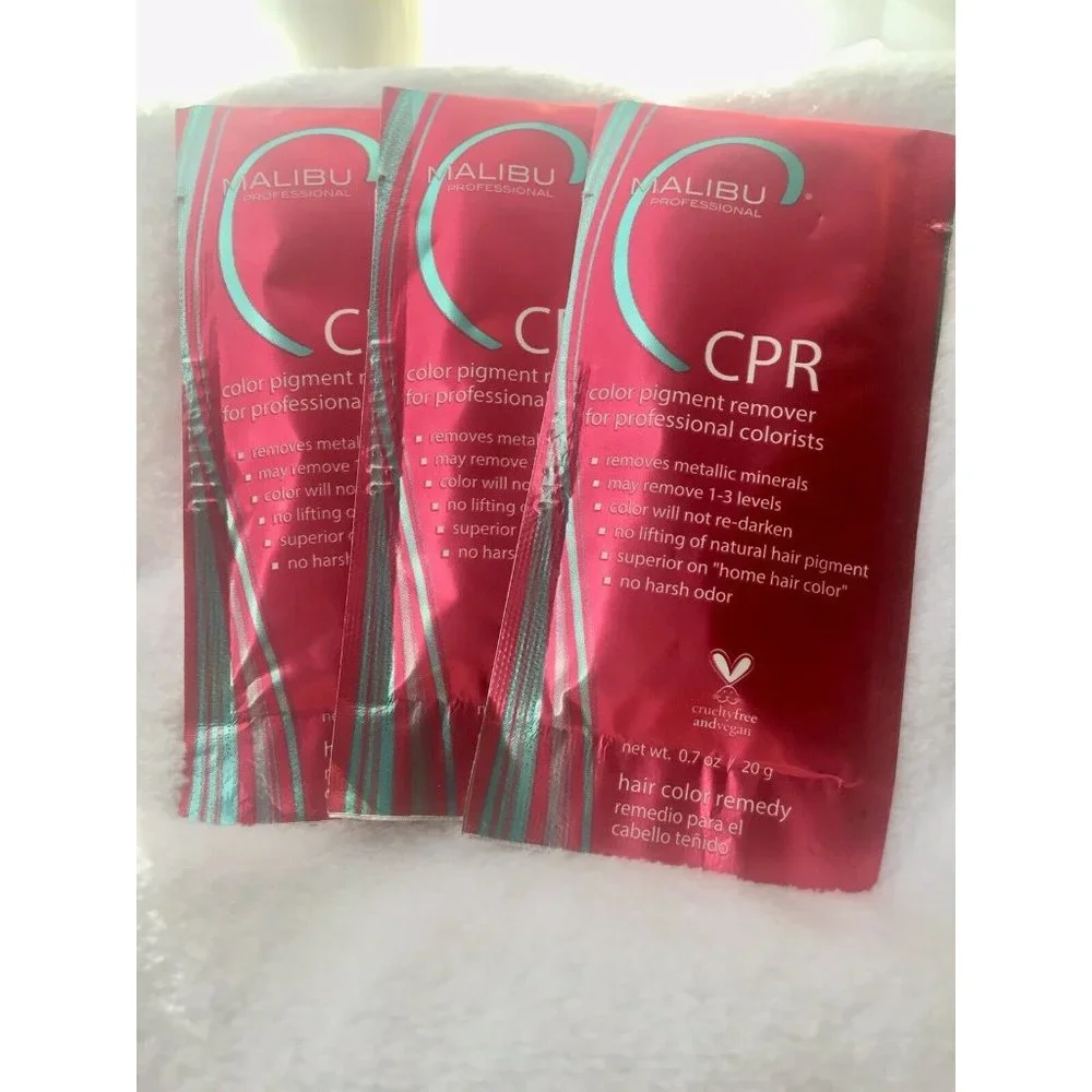 x3 Malibu C,‎ CPR Packets + 3 Processing Caps